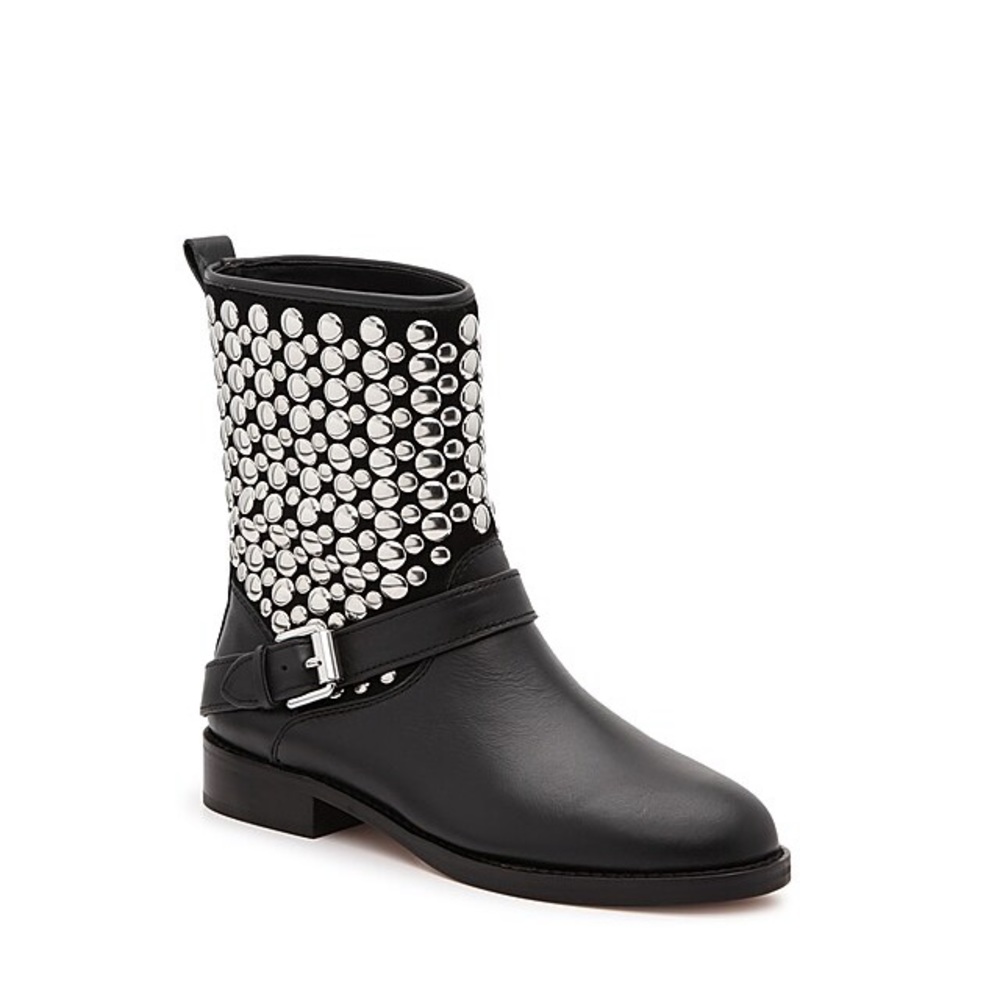 {Rebecca Minkoff} Saida Studded Moto Bootie Size 7